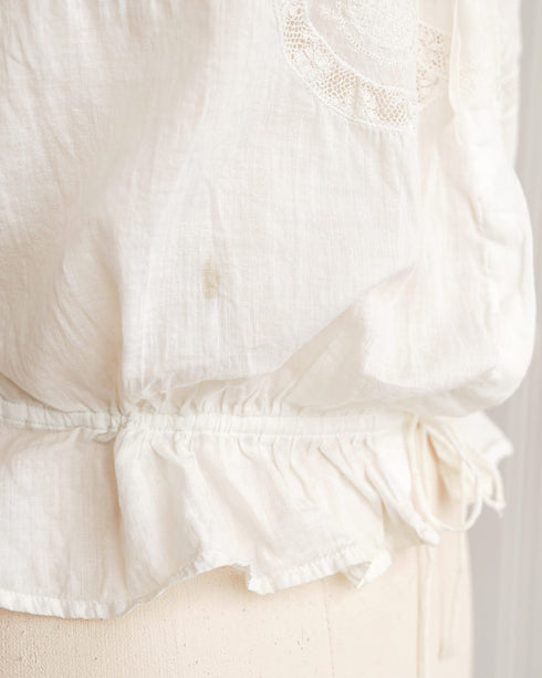 Antique 1910s Lace Inserts Top
